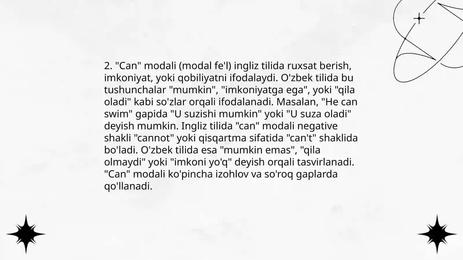 Modal verbs 4