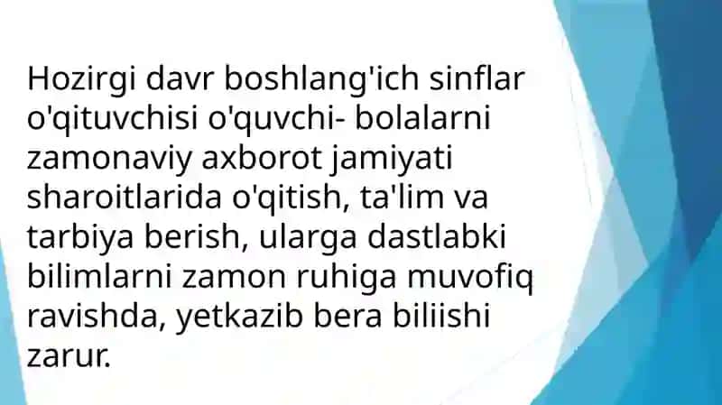 Geometrik mazmundagi maslalarni yechishni oʻrgatishda axborot texnologiyalaridan fodalanish 4