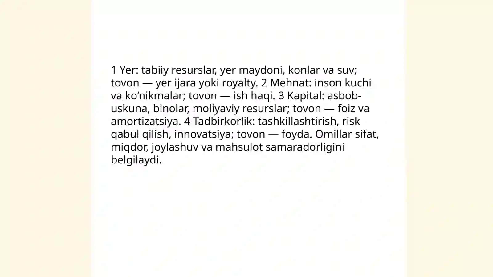 Iqtisodiy bazis tushunchalar 4