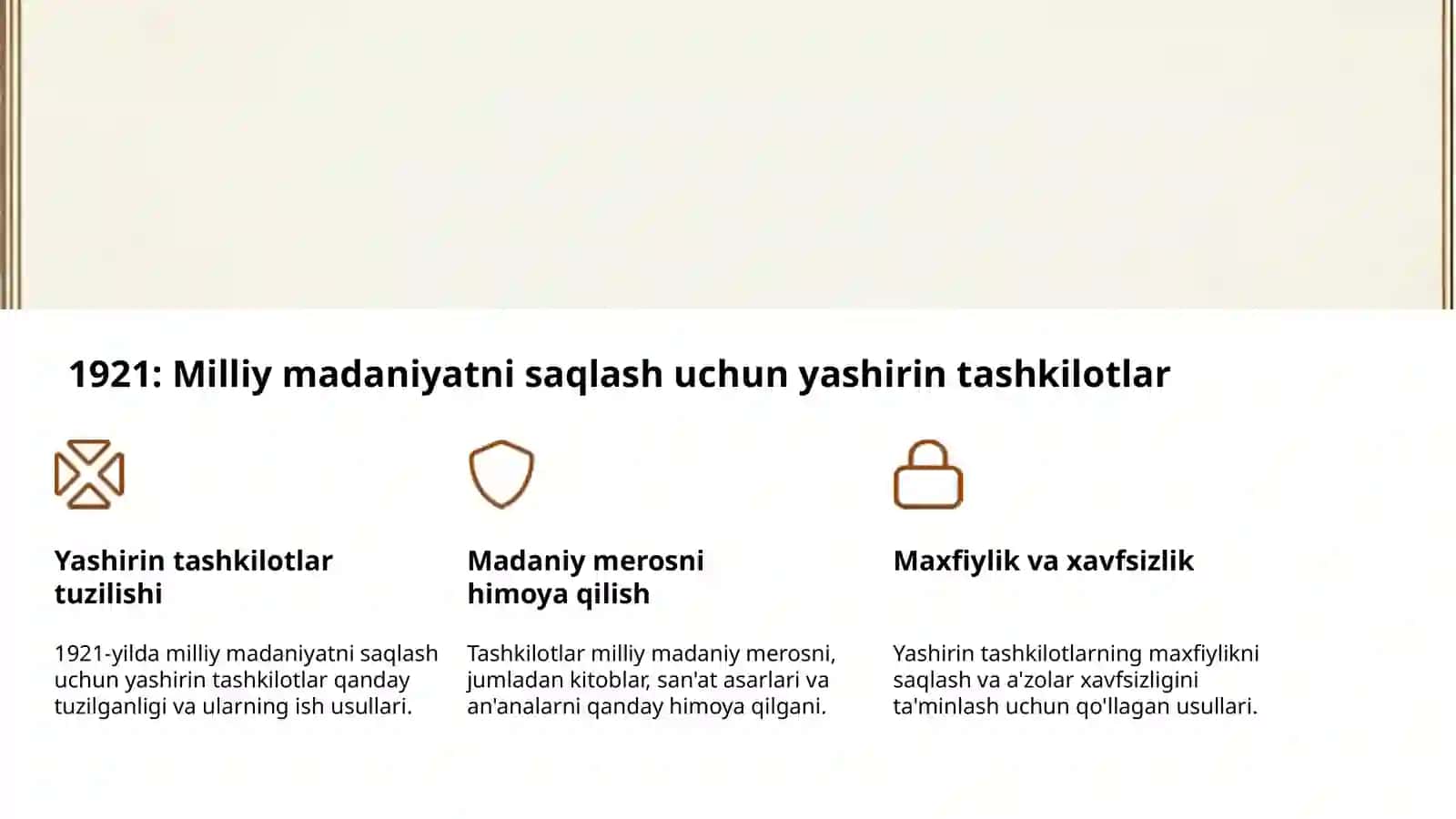 Ma'naviyat va milliylik: 1917-1924 kurashlari 4