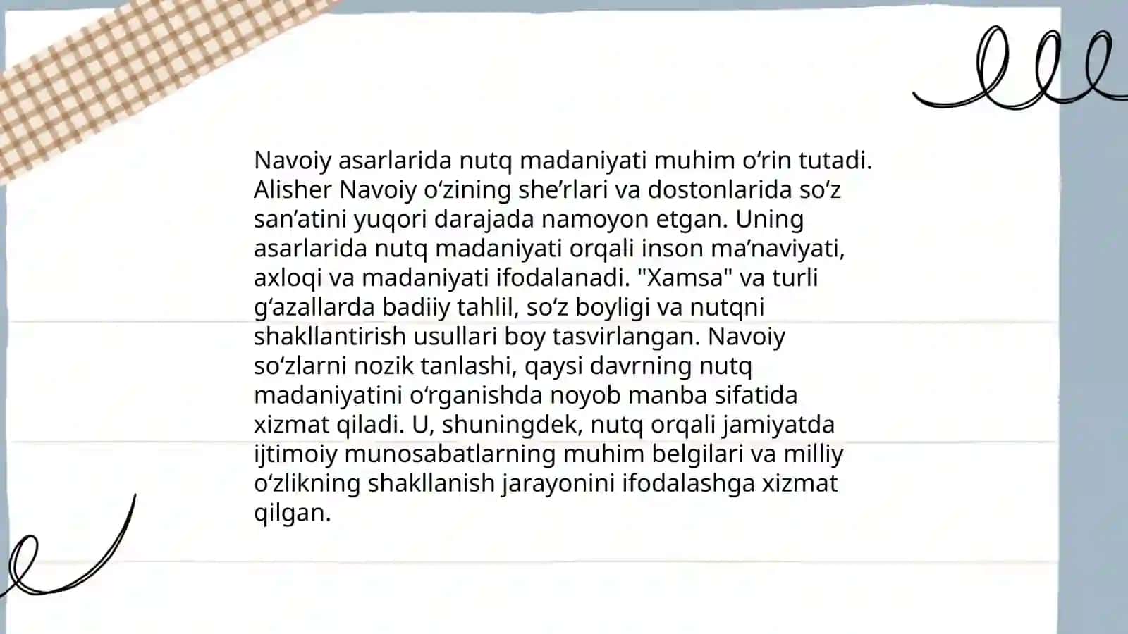 Alisher Navoiy til, nutq va notiqlik san'ati haqida 4