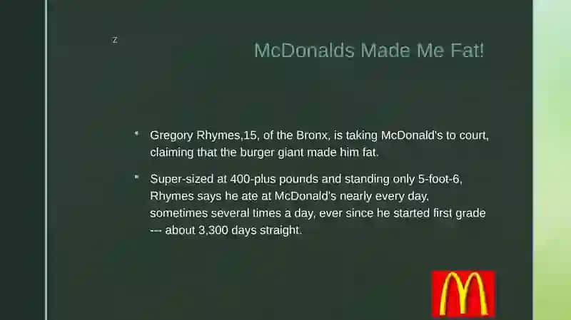 McDonald's and obesity 4