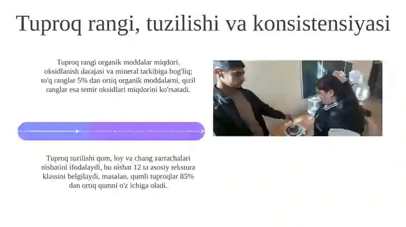Tuproqning morfologik belgilari, tuproqning mexanik tarkibi analizi 4