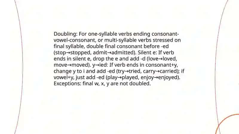 Past simple 4