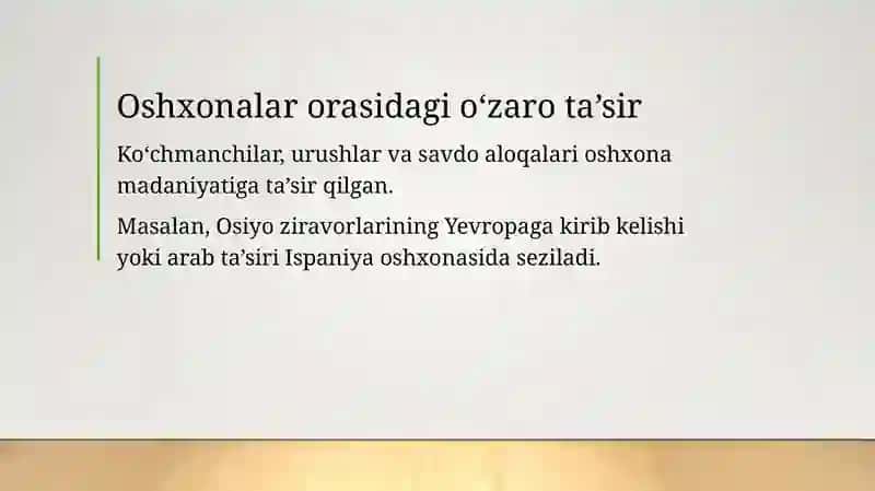 Yevropa gastronomiyasi:an’anaviy oshxona va zamonaviy tendensiyalar 4