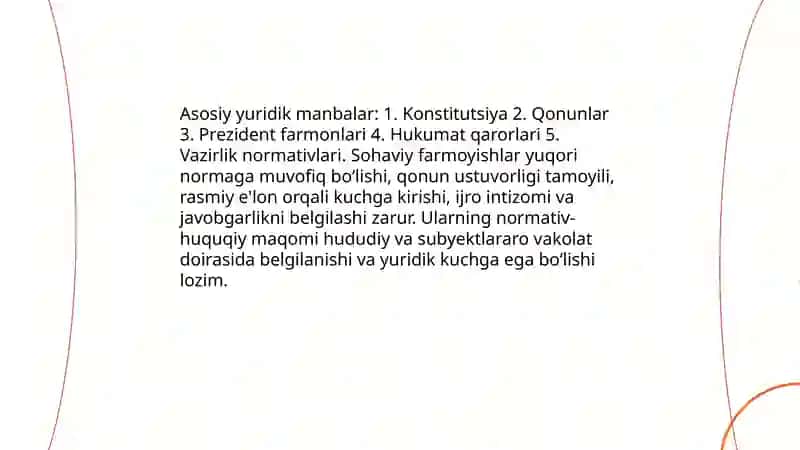 Sohaviy farmoyish hujjatlarining xususiyatlari 4