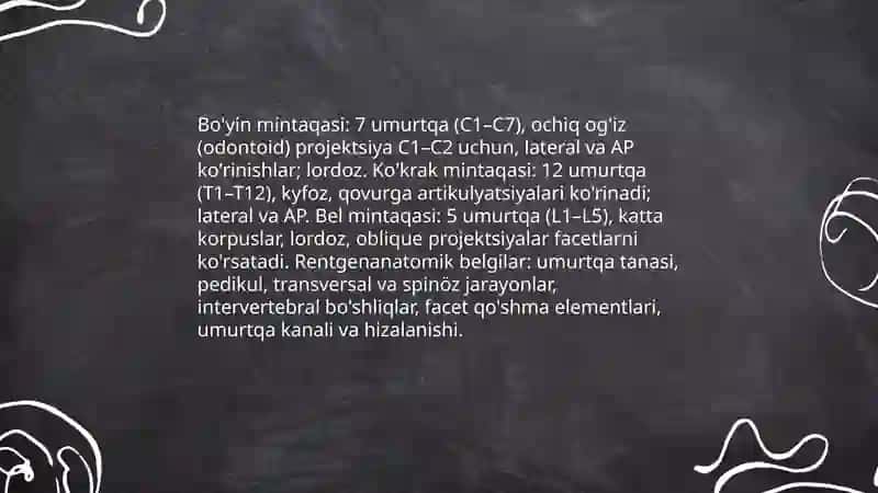 Skelet suyaklarining rentgenanatomiyasi 4