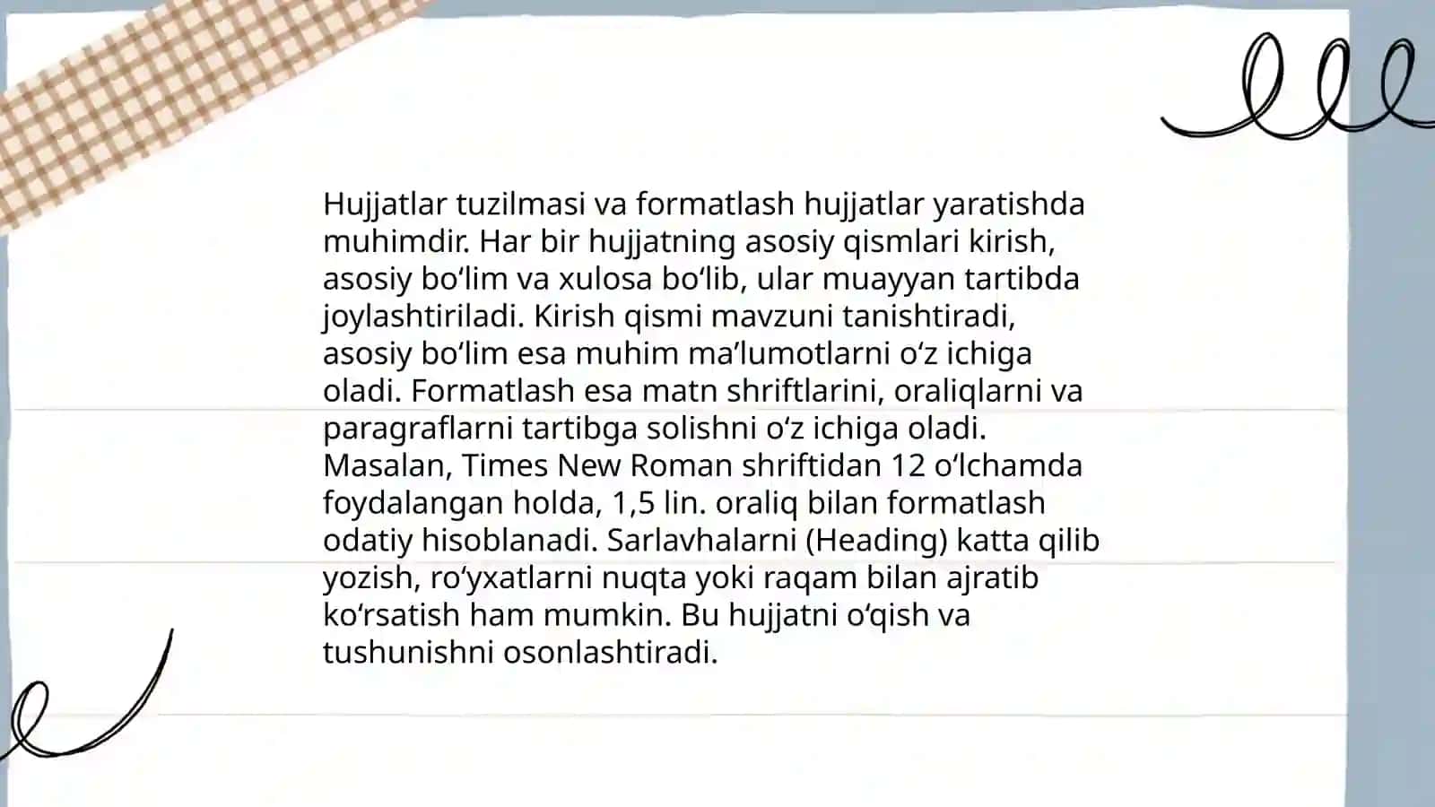 Rasmiy tilda yozish qoidalari 4