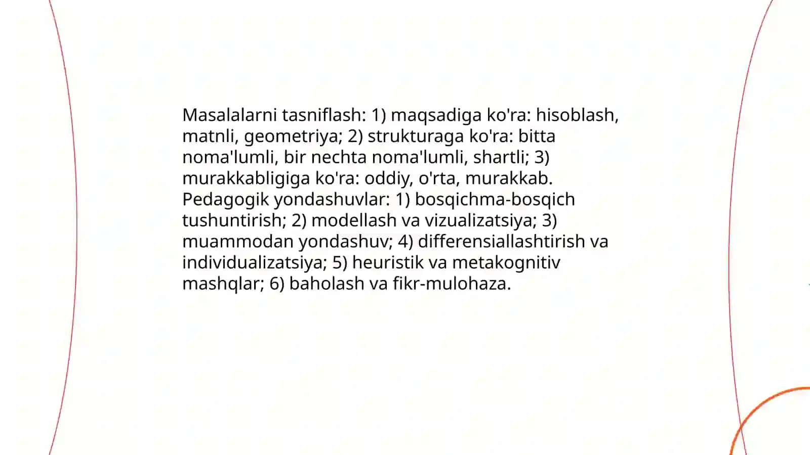 Arifmetik masalalar yechishga oʻrgatish metodikasi 4