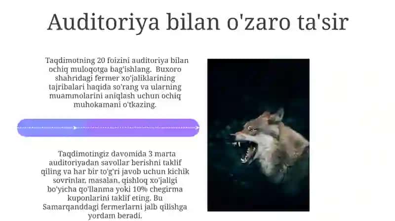 Tovuqchilik bo'yicha taqdimot tayyorlash usullari 4