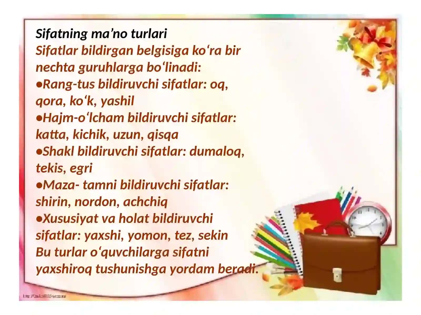 Abdullayeva Rayhona Onatili-o'qish savodxonligi va unio'qitish metodikasidan taqdimoti 4