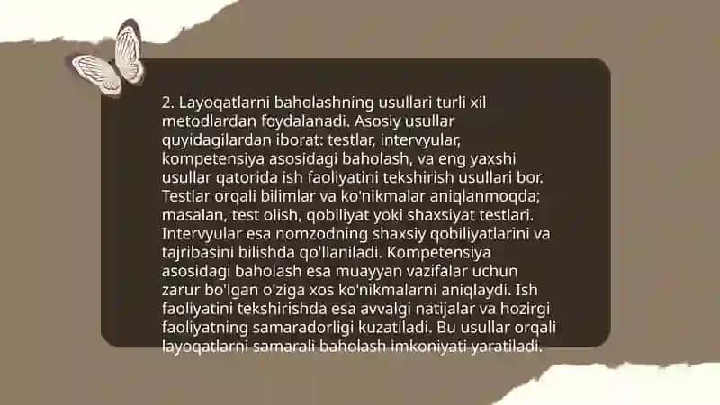 Kasbiy qiziqish va layoqatlarni oʻrganish 4