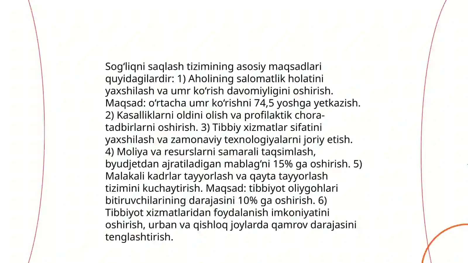 Jamoat salomatligi va sogʻliqni saqlashni tashkil etish modulning oʻrni, asosiy oʻrni 4