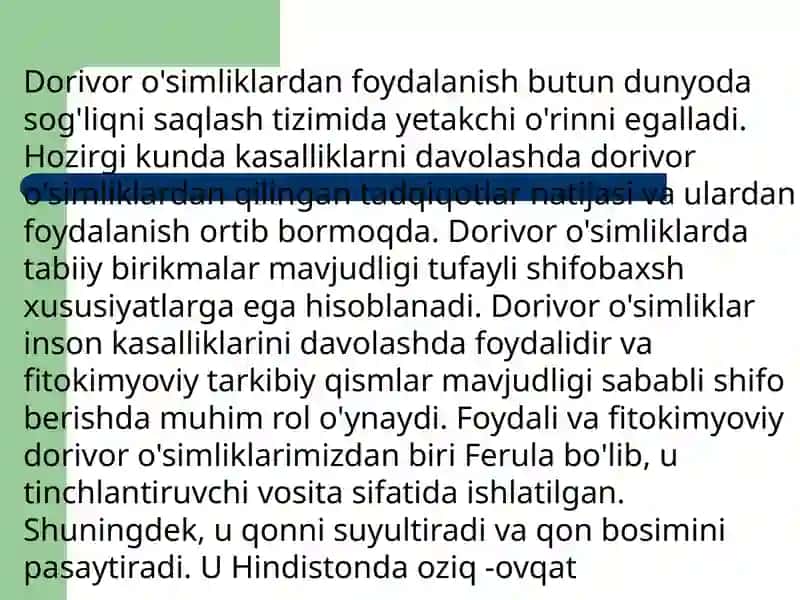 Fitopreparatlar va ularning qo'llanilishi 4