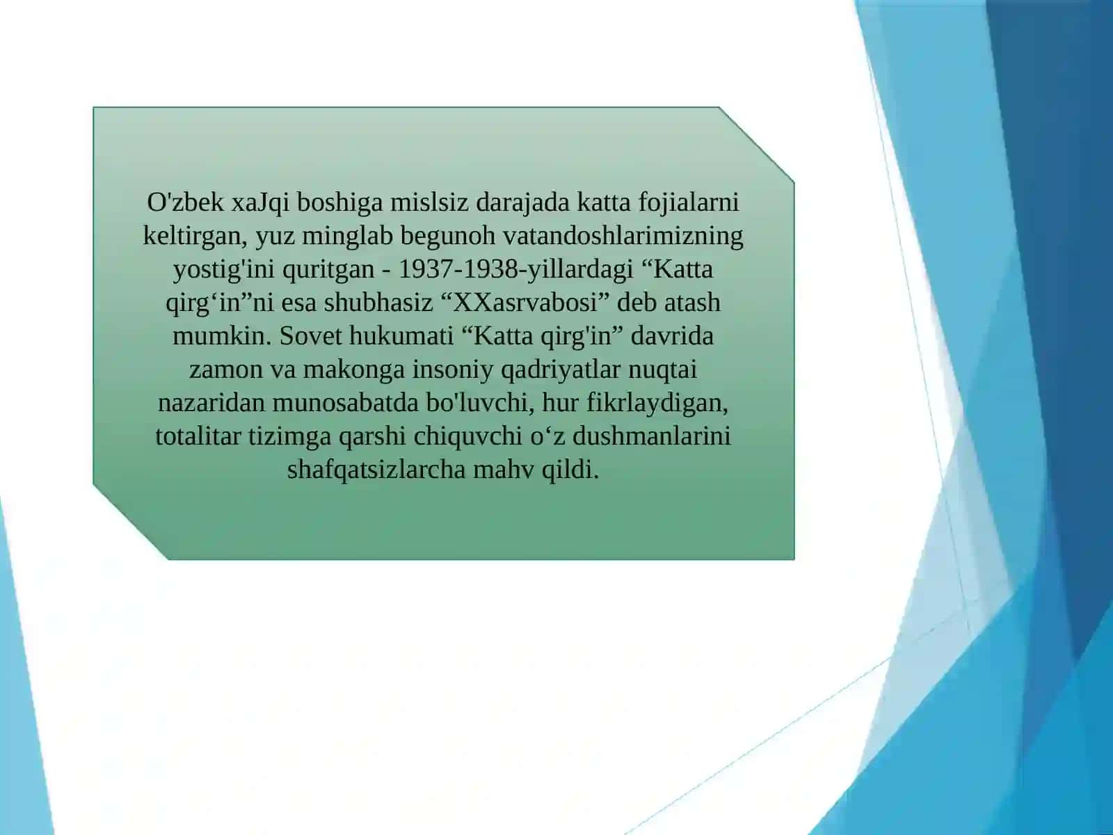1937-1938. Katta qirgʻinsiyosati 4