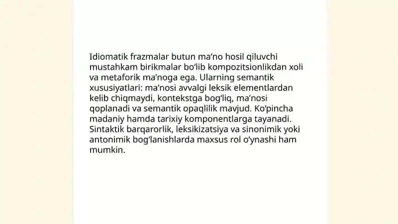 Frazmalarning semantik turlari omonim sinonim antonim 4