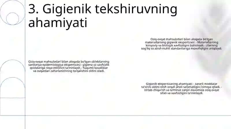 Oziq-Ovqat Bilan Kontaktda Bo’Ladigan Materiallarning Gigienik Ekspertizasi 4
