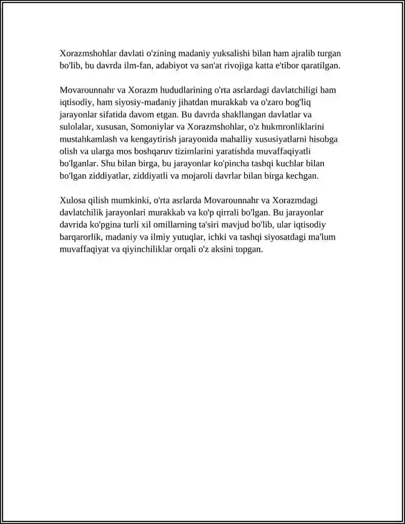 O‘ZBEKISTON DAVLATCHILIGINING SHAKILLANISHI VA TARAQQIYOTI BOSQICHLARI 4