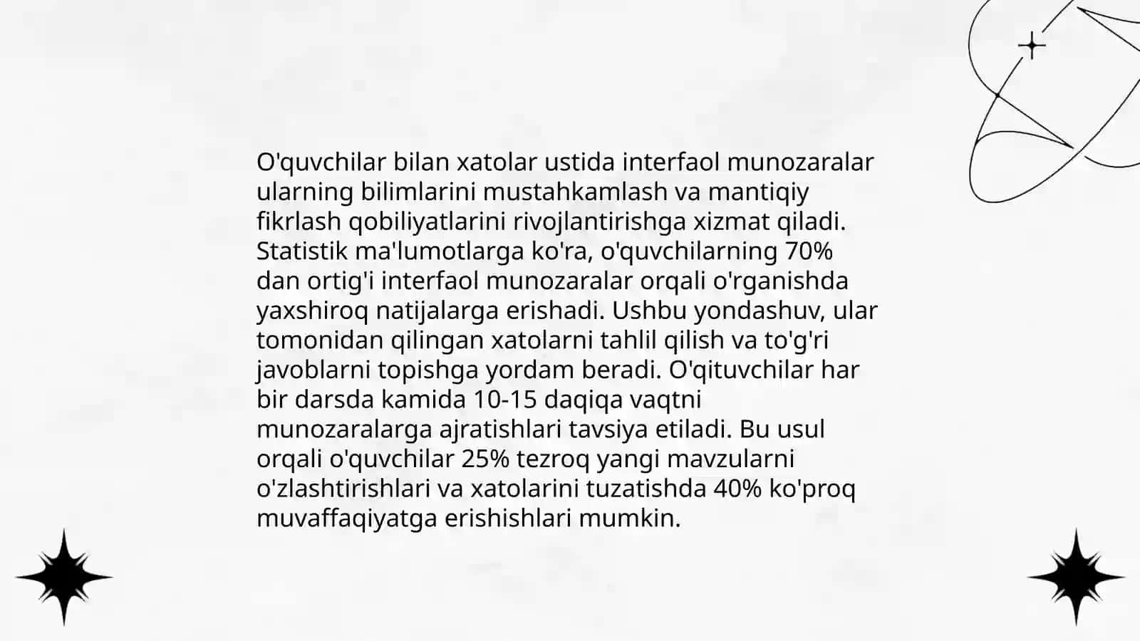 Xatolarni tahlil qilish usullari 4