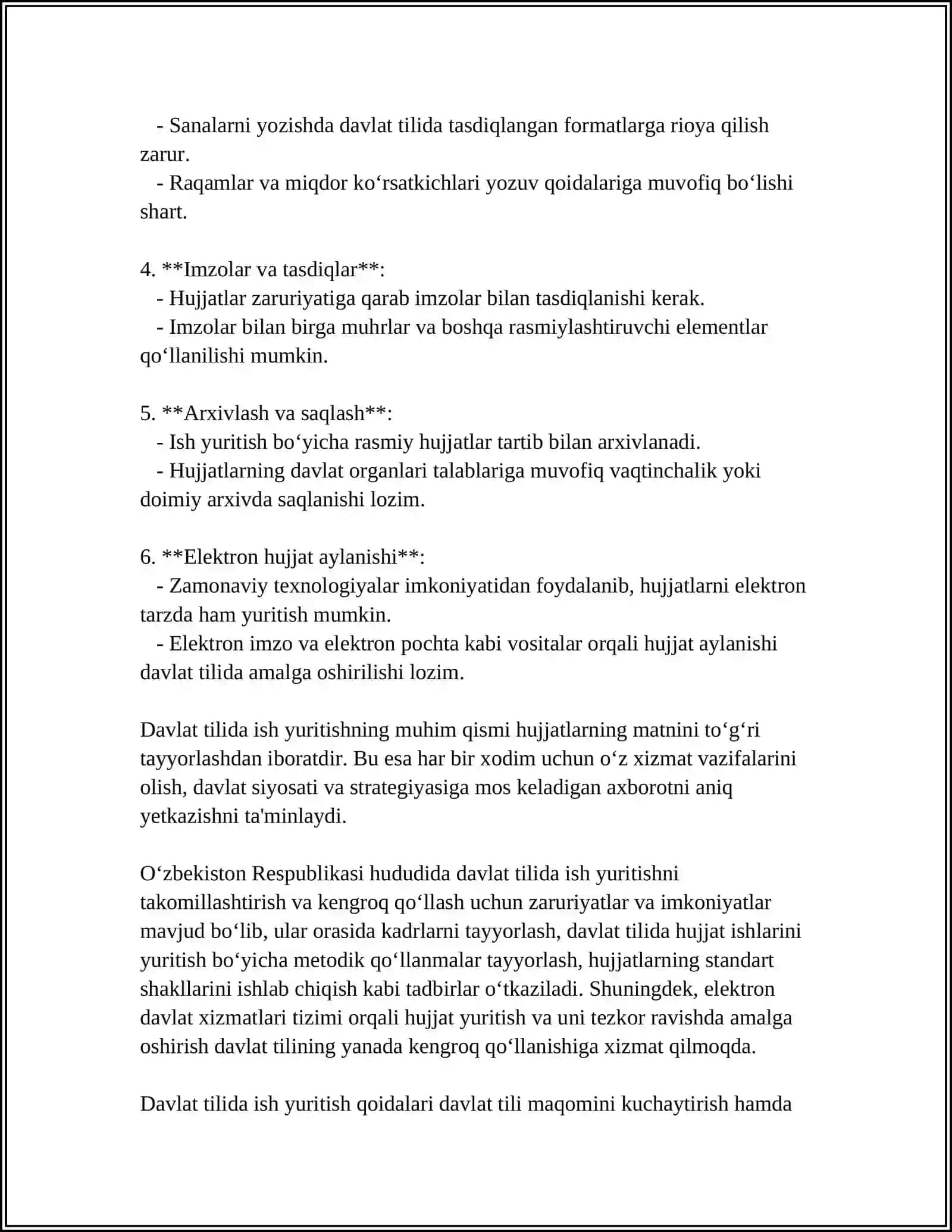 DAVLAT TILIDA ISH YURITISH FANINING MAQSAD VA VAZIFALARI 4