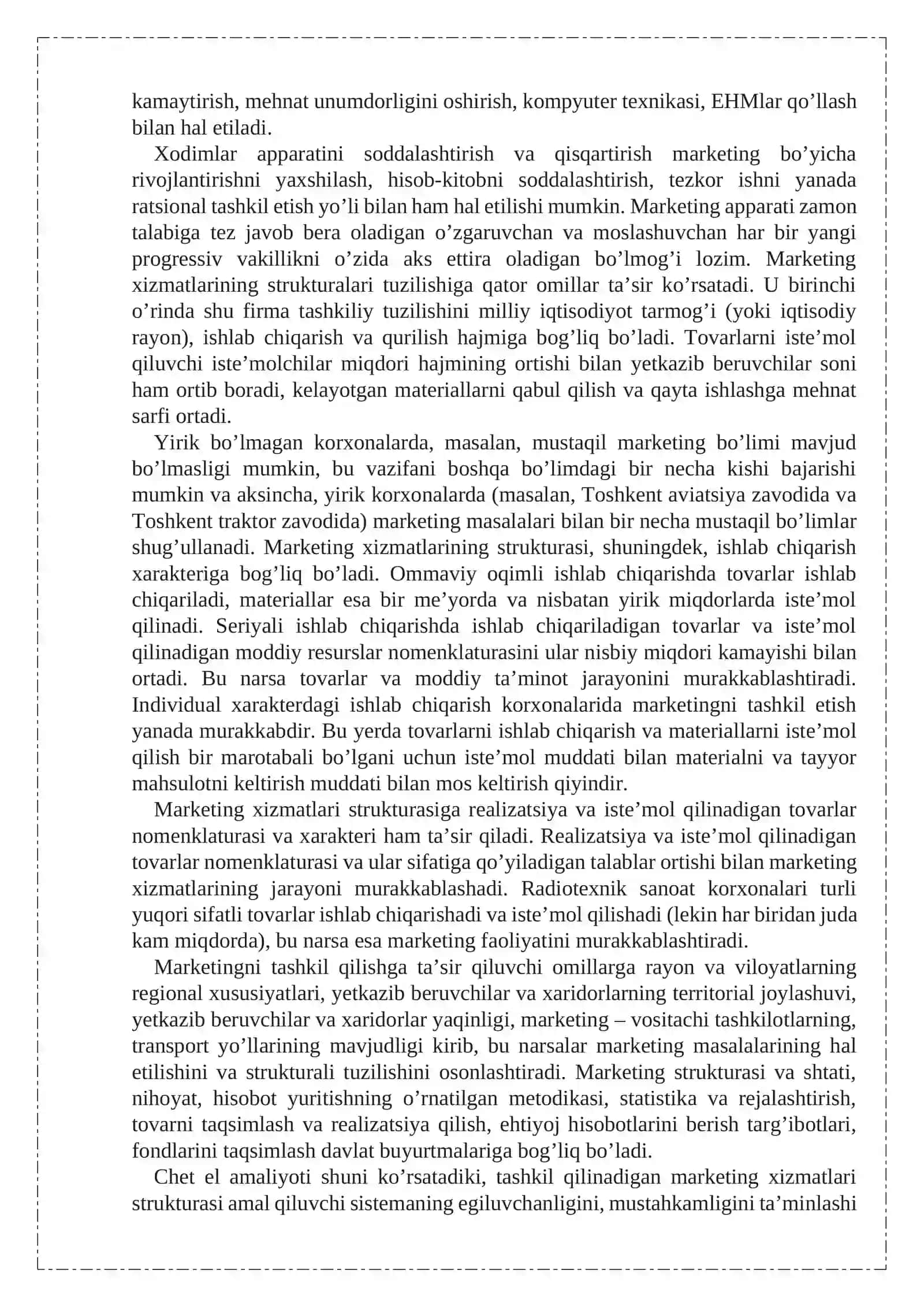 Marketingni tashkil etish tizimi 4