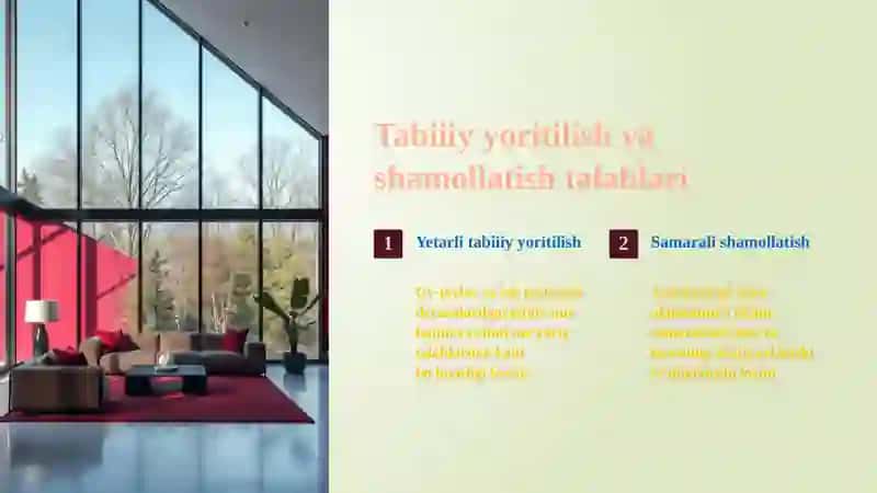 Zamonaviy turar-joylar va shaharlardagi yashash mavzelariga bo'lgan gigiyenik talablar 4