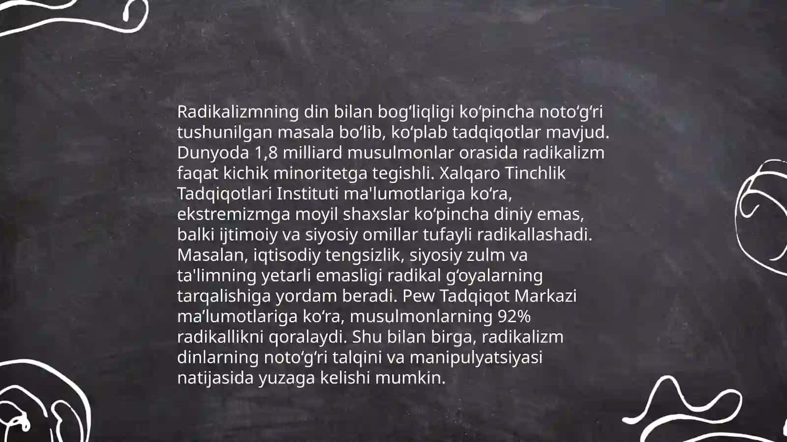 Diniy fundamental radikalizm va terrorizmning tarixi hamda yoʻnalishlari 4