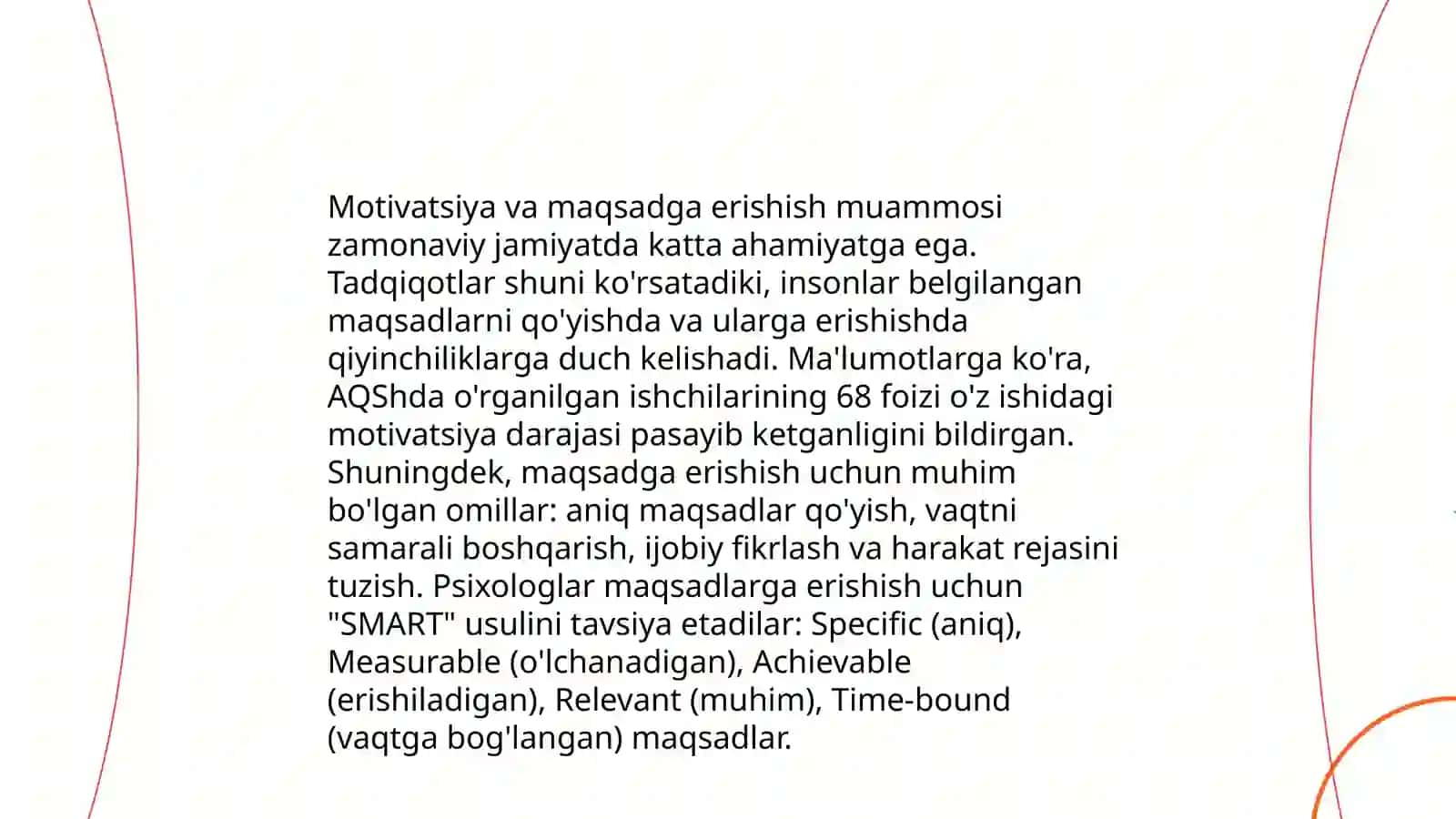 Xorij psixalogiyasida motiv va mativatsiya muammosi 4