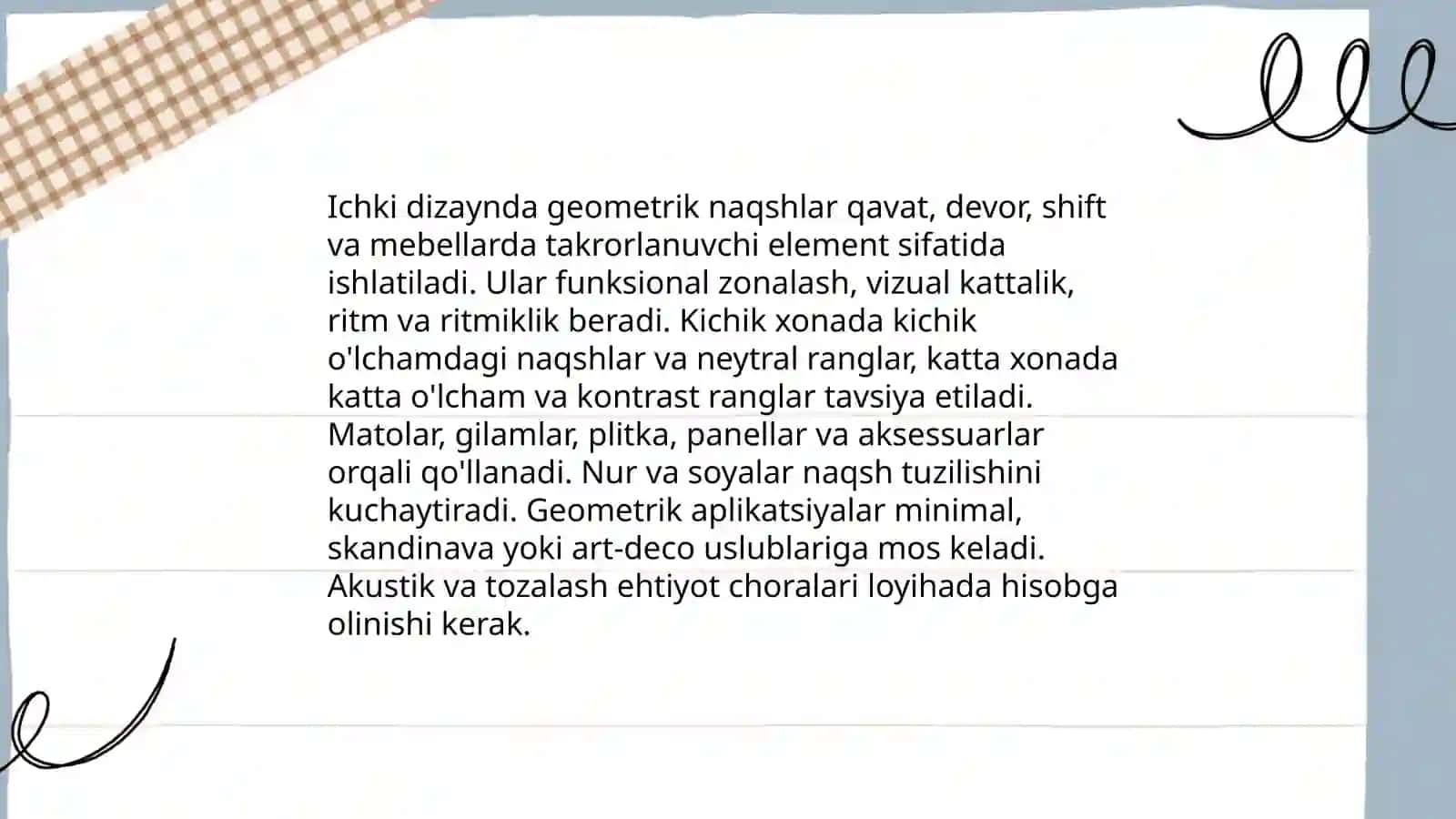 Geometrik shakli applikatsiyalar 4