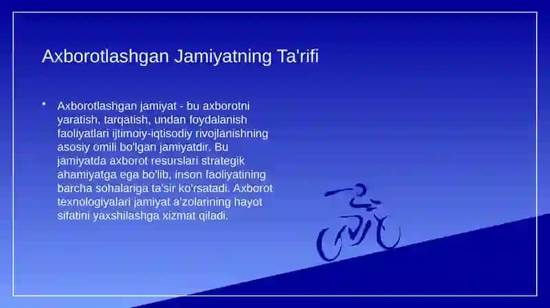 Axborotlashgan Jamiyat va Media Maydon Tushunchasi 4