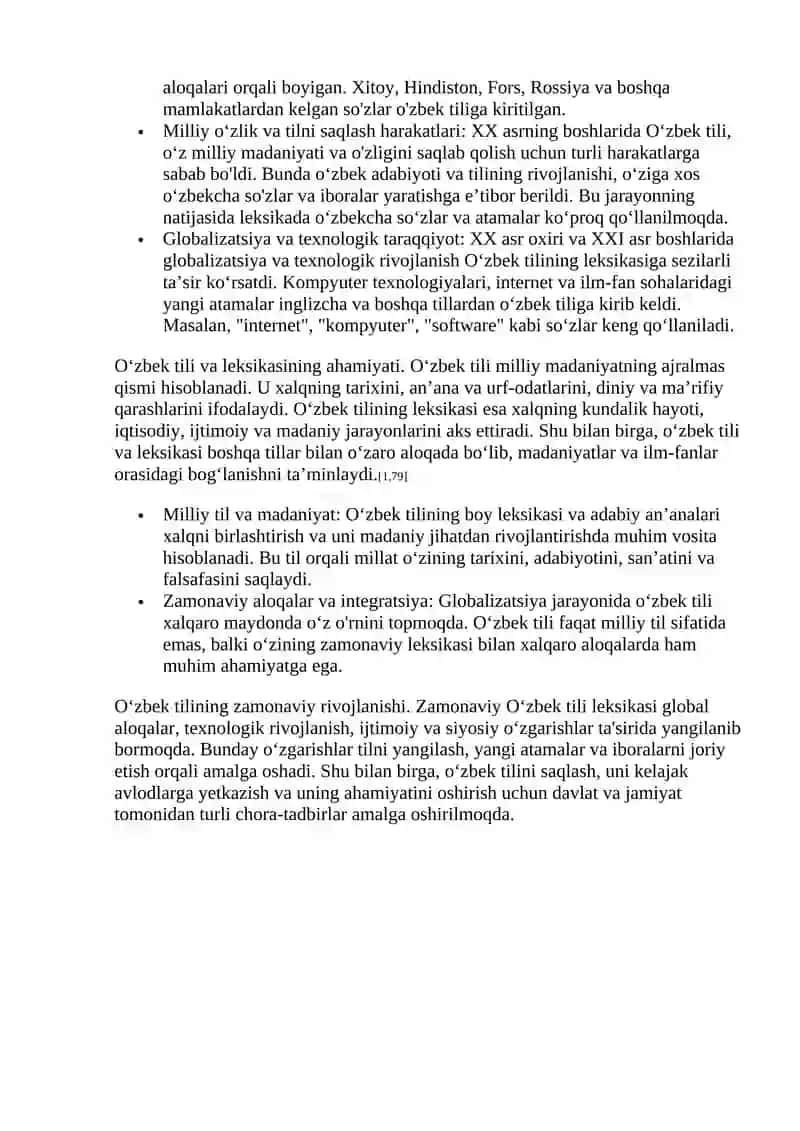 O‘zbek tili leksikasining tarixiy taraqqiyoti 4