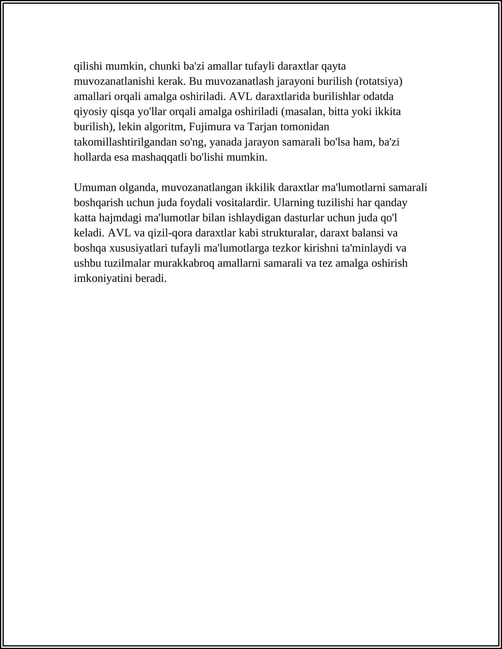 MUVOZANATLANGAN IKKILIK DARAXT 4
