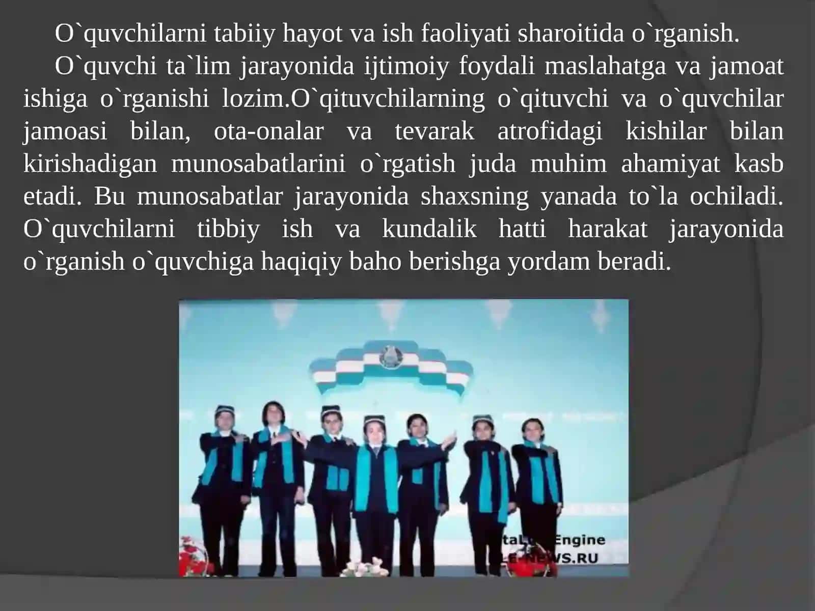 O'quvchilar jamoasi yaxlit pedagogik jarayonning asosiy shakli sifatida 4