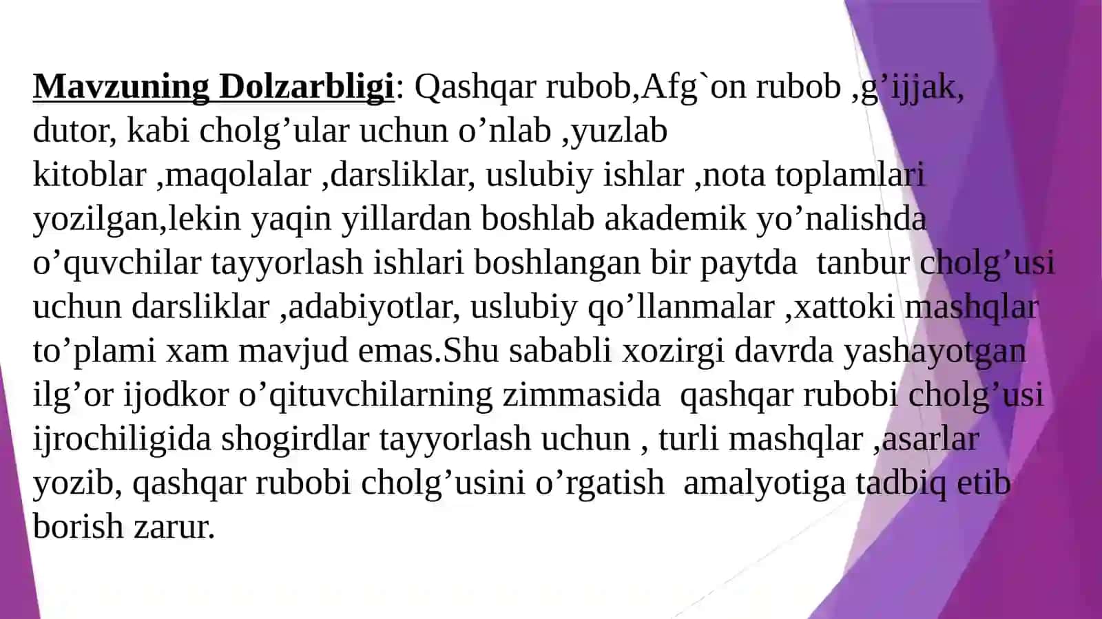 Gullar raqsi o'rgatish uslubi 4