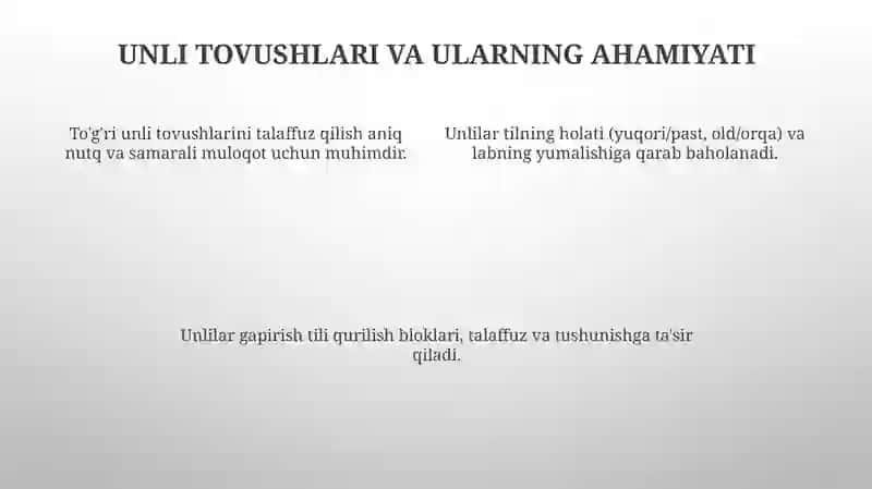 Undosh tovushlarda darajalanish 4