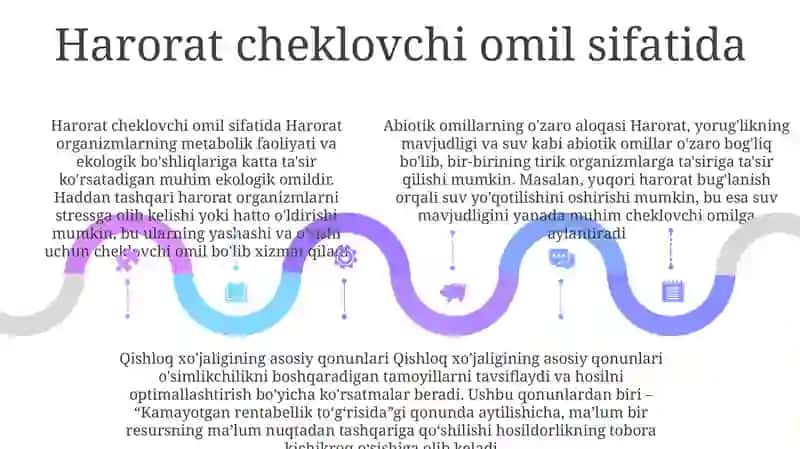 O’Simliklar Hayot Faktorlarining Bir-Biriga BogʻLiq BoʻLishi 4