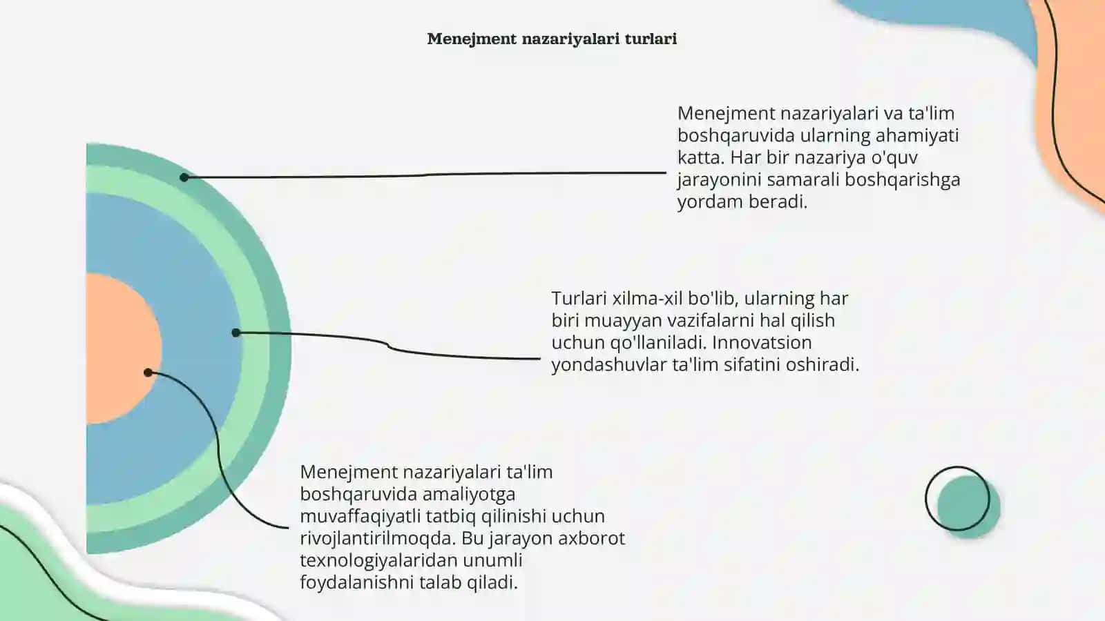 Menejment nazariyalari va ta'lim boshqaruviga tatbiq etilishi 4