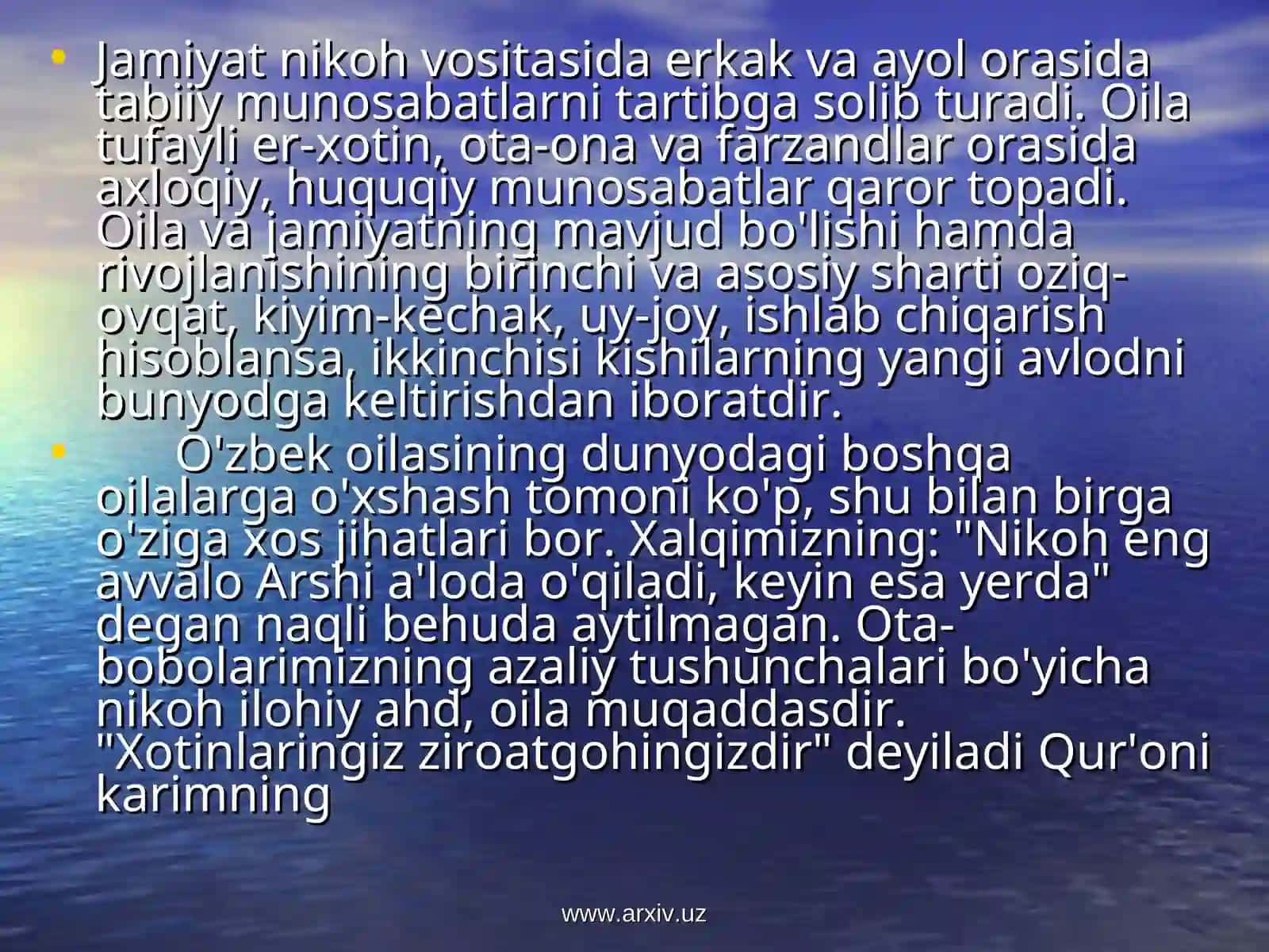 Oilashunoslik fanining maqsadi va vazifalari 4