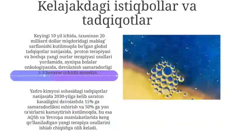 Yadro Kimyosining Tibbiyotdagi O'rni 4