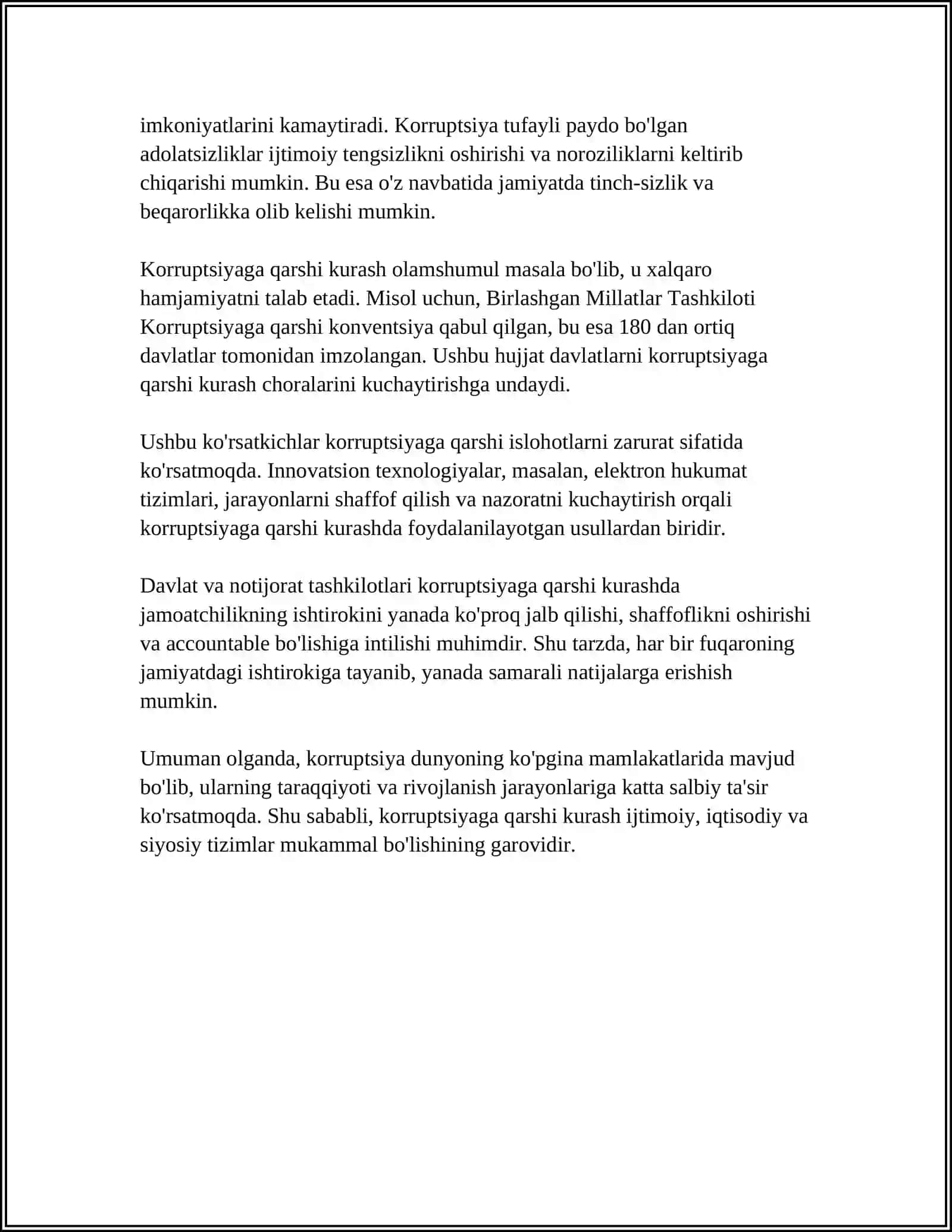 KORRUPSIYANING MOHIYATI VA UNING OQIBATLARI 4