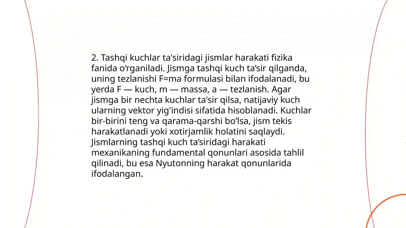 Umumiy fizika fanidan tayyorlagan taqdimoti 4