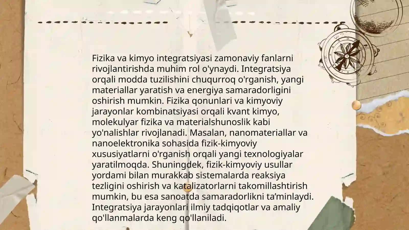Fizikani o‘qitishda qo‘shni fanlari bilan bog‘lanishni ta’minlash 4