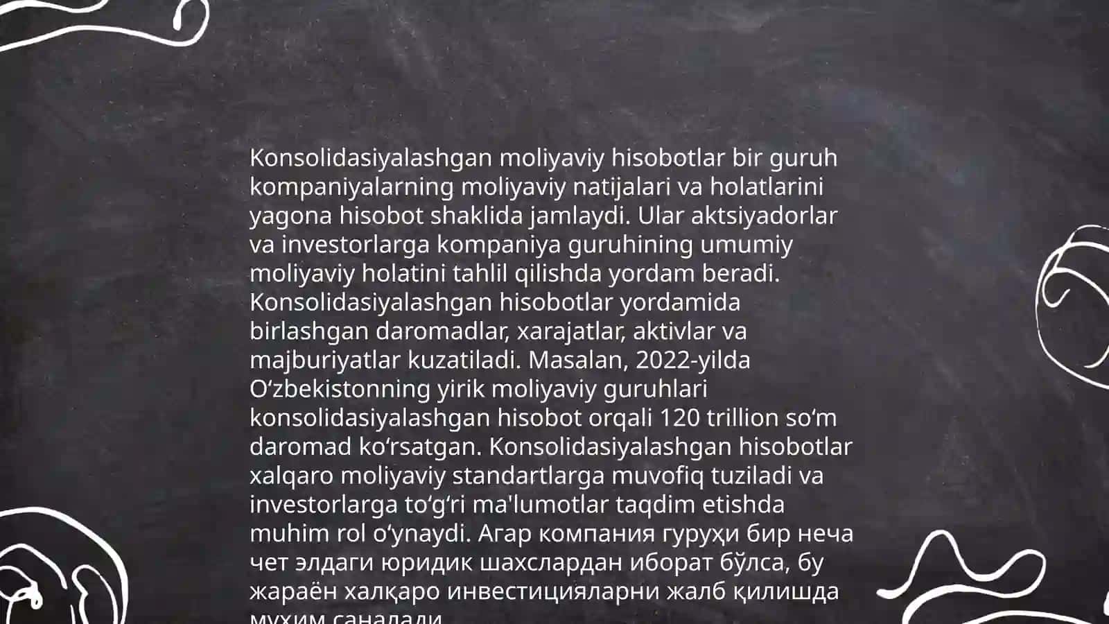Banklarda konsolidasiyalashgan hisobot 4