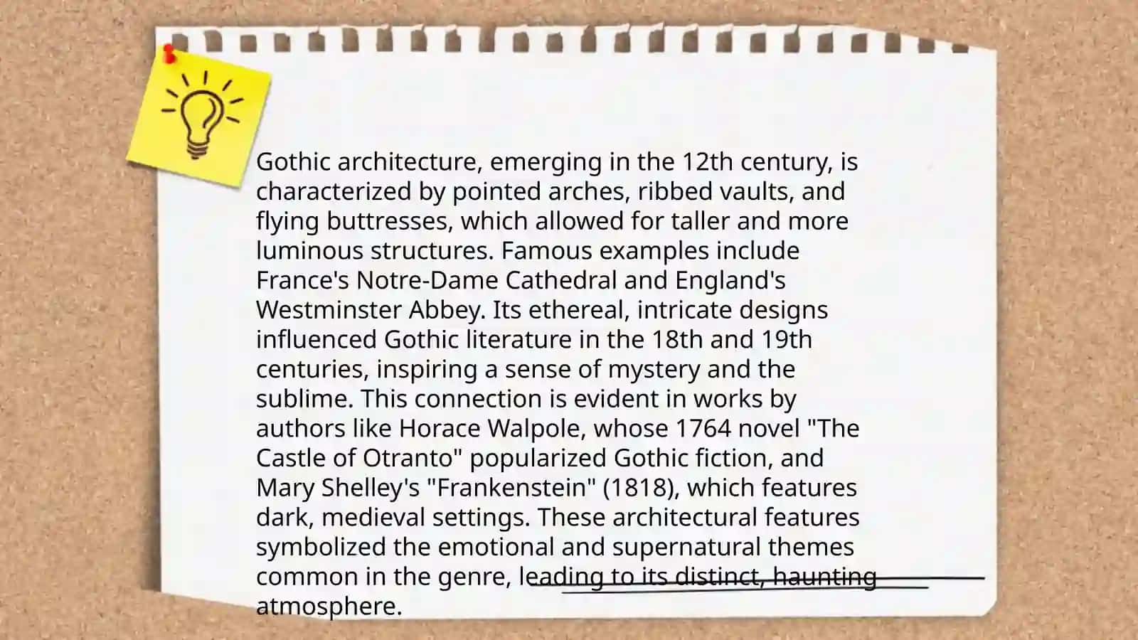 The GOTHIC TRADITION: HORROR, ROMANCE and THE SUPERNATURAL 4