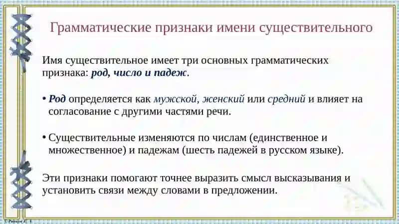 Род имён существительных 4