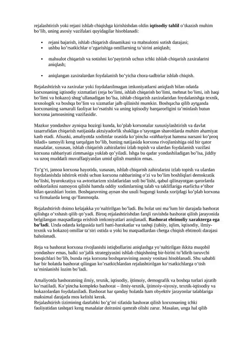 O'zbekistonda Milliy Bozorni Shakillantirish Vazifalari 4