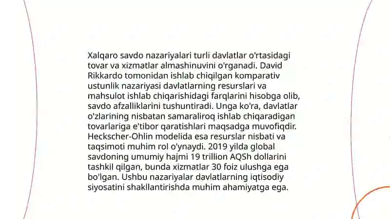 Xalqara Savdo Va Uning Rivojlanish Bosqichi 4