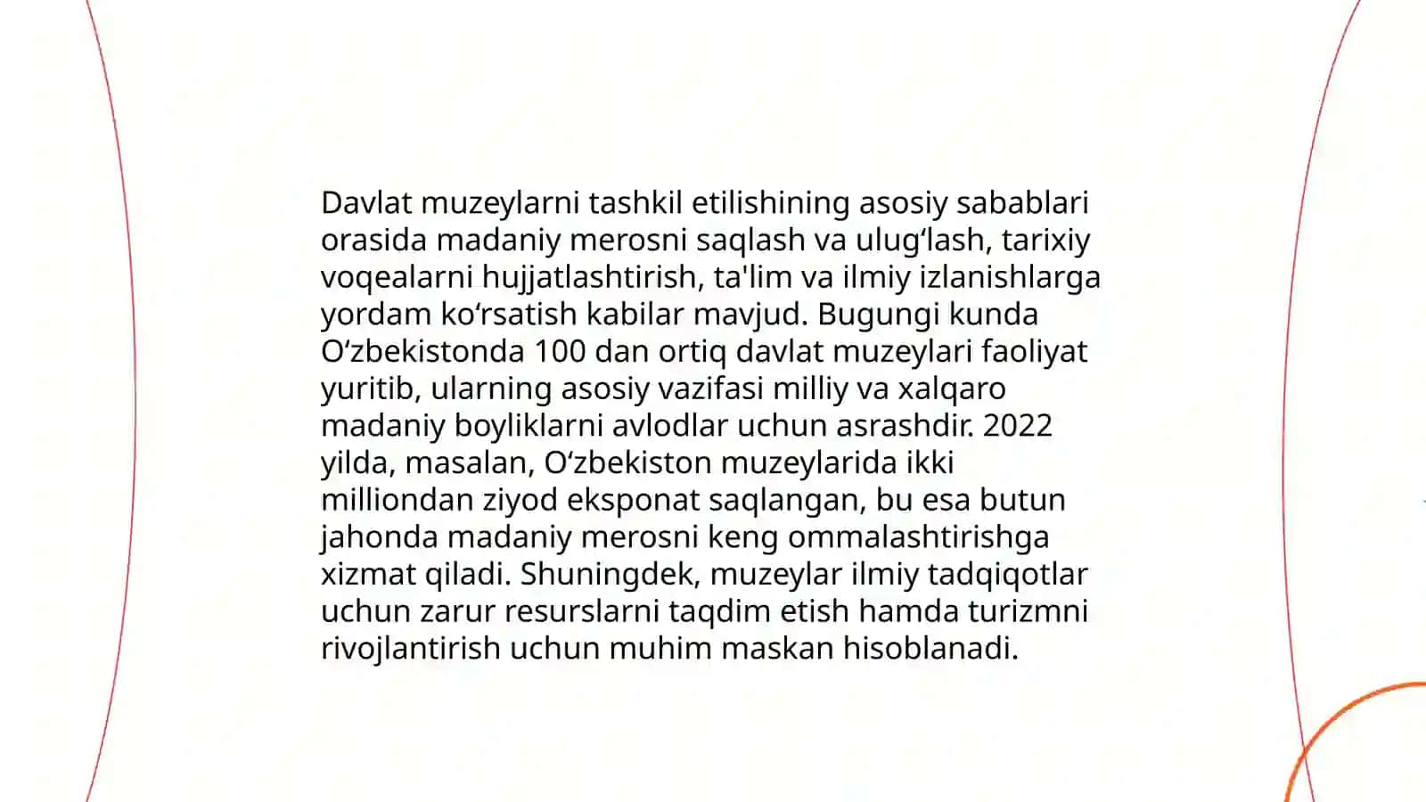 XX ASRNING 20-30 YILLARIDA O‘ZBEKISTONDA DAVLAT MUZEYLARINING TASHKIL ETILISHI 4