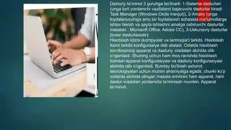 Kompyuterni boshqaruvchi dasturlar 4