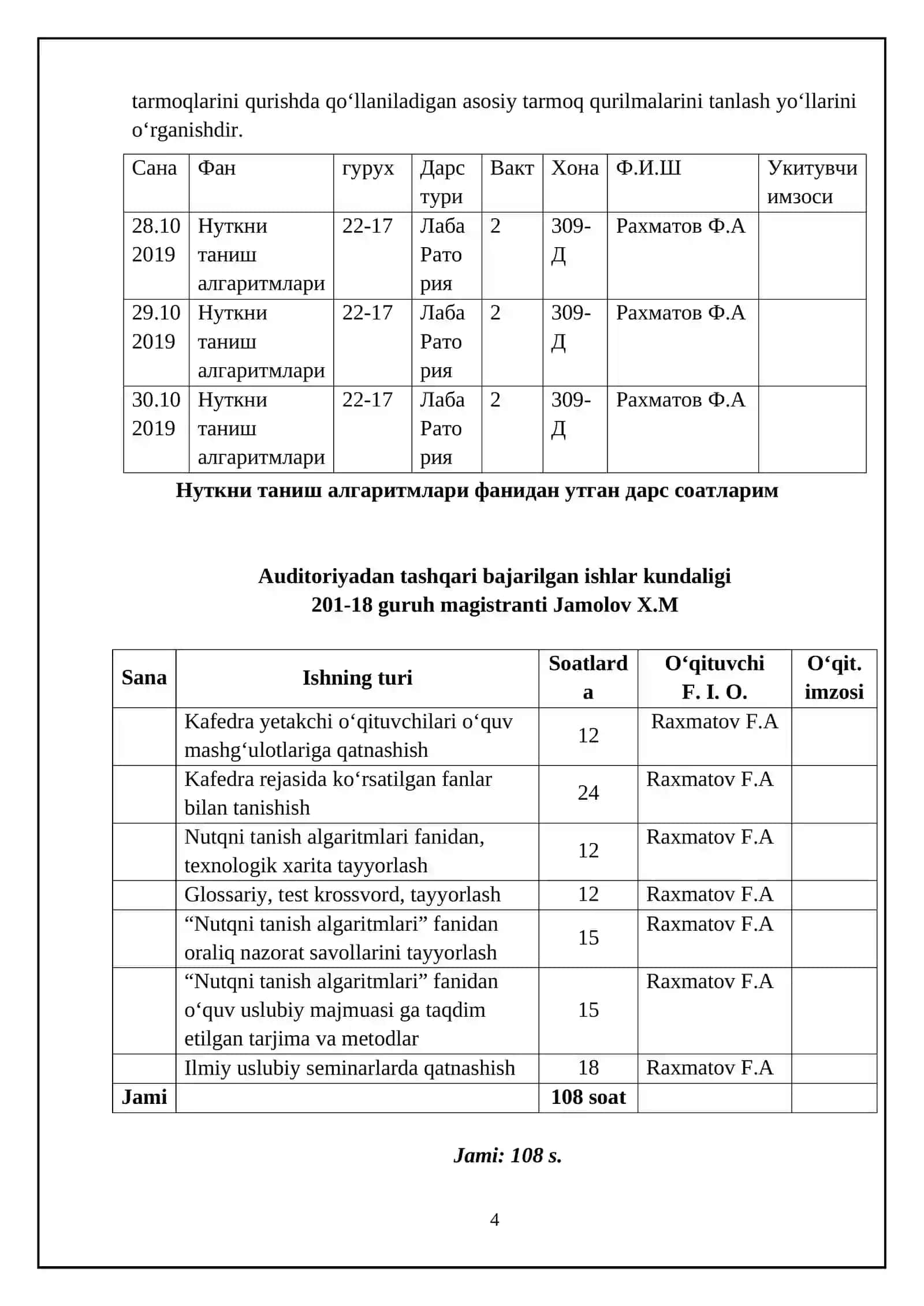 Fakultet: “Kompyuter injiniringi” 4